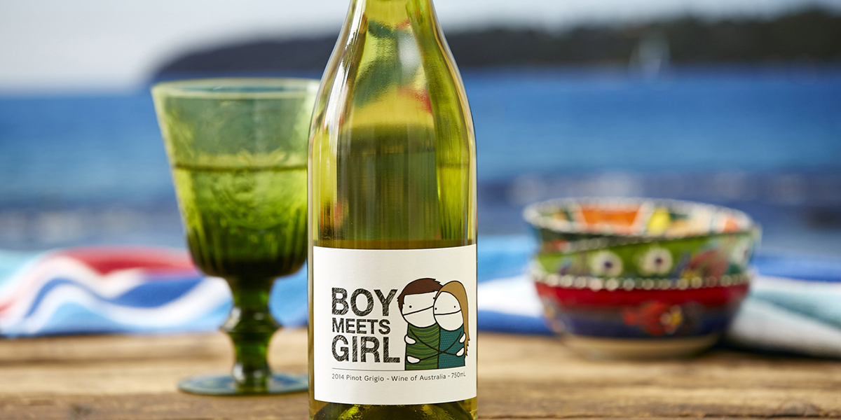 White Wine Boy Meets Girl Pinot Grigio 2014 From Naked Wines