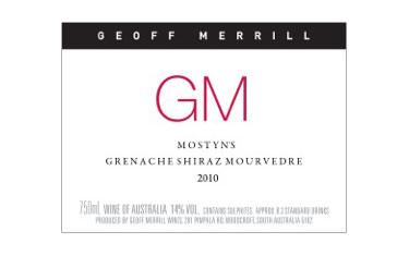 Geoff Merrill Mostyn's Grenache Shiraz Mourvedre 2010