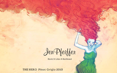 Jen Pfeiffer The Hero Pinot Grigio 2013