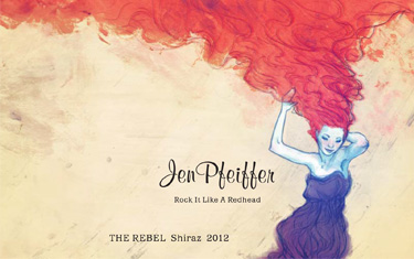 Jen Pfeiffer The Rebel Shiraz 2012